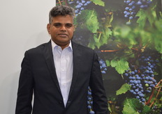 Nagesh Shetty from Deccan Produce was visiting the event.