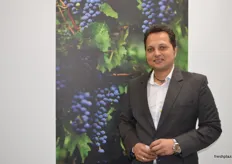 A new player in the Indian grape trade was at the trade fair for the first time - Rahul Samant from RScope.