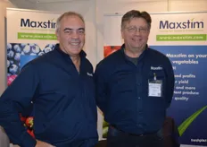 Richard Salvage and Ronald van Stein from Maxstim. The company produces a biostimulant.