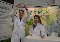 The guys at Platerbio were still enthusiastic after a couple of days! Russell Sharp and Sally Moran.