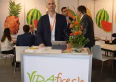 Scott Davies from Vida Fresh, the company had their own stand for the first time this year.