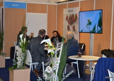 The Belco team in a meeting.