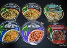 Grower's Express introduced six different noodle meals at the show. The Fried Rice Bowl and the Burrito Bowl are the first ones to hit the market by the end of this month.