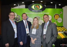 Ronnie Cohen, Allan Napolitano, Lindsay Love and George Uribe with Vision Import Group are ready to talk about lemons, limes and mangos to their customers.