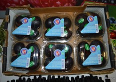 Figs in clam shells are a new product as well. The figs are grown in Peru.