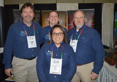 Craig Underhill, Stephen Oakley, Nancy Ramirez and Kyle Gashaw with Clear Springs Farms out of Florida.