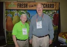 Bob Koehler and Walter Johanson with USA Pears