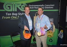 Steve Carey and Chip Manuel with Giro Pack show the comany's new handle bag.
