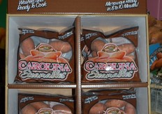 Display with Carolina Steamables from Vick Family Farms