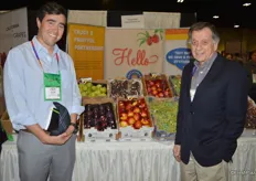 Victor Arriagada with Summit Produce and Andreas Economou with Tastyfrutti