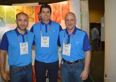 Miguel Rivera, Luis Gudino and Dan Edmeier with SiCar Farms.