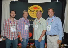 The team of Sunripe Certified Brands is getting ready for its spring tomato season. From left to right: Lyle Bagley, Jon Esformes, Carlos Blanco and Robert Meade.
