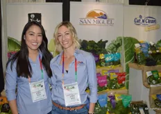 Megan Ichimoto and Megan Stallings with San Miguel Produce