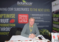 At the Botanicoir stand, Wim van Wingerden.