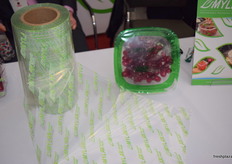 A close up of the Dupont Teijin film, ideal for products such as grapes and soft fruits.