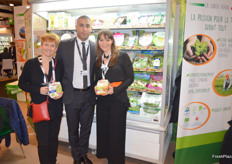 Valerie Hoff, Karim Azzi and Ilaria Monteverdi from La Linea Verde. The company opens a new office in the SOuth of France in Valence.