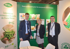 Hans Vanhove, Sandrine Cueff and Fabrice Pinte from Ardo