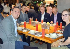 Lunch at Yonghui Superstores, Shenzhen. To the left Manolo Reyes, NatureSweet, Gary York, Robinson Fresh, Fried de Schouwer, Greenhouse Produce and Megan Schulz, Giumarra Companies.