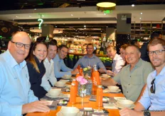 Lunch at Yonghui, Shenzhen. A large delegation of growers and shippers from Australia attended Fresh Connections after traveling through China for over a week.