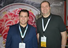 Justin Henkel and Mario Testani with Lakeside Produce