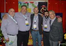 The team of SunFed Perfect Produce from left to right: David Salinas, Andres Escobar, Matt Mandel, Frank Camera and Craig Slate.