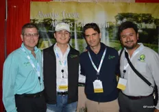 John Hausman, Ernesto and Ernesto Maurer with Tabafresh and Diego Morales of Don Limon America on the right.
