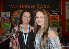 Kim Matthews and Jaylie Matthews with Matthews Ridgeview Farms, grower/packer/shipper of Arkansas sweet potatoes.