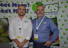 Son and father, Mikee and Miguel Suarez of Mas Melons & Grapes