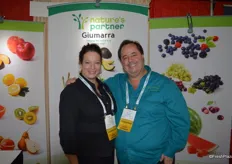 Kristina Lorusso and Gary Caloroso with Giumarra are happy to be at Viva Fresh