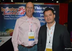 Chris Eddy and Gustavo Serrano with Texas-based Lone Star Citrus Growers