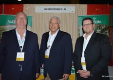 Cliff Wiebusch, Frank Schuster and Jeff Holton with ValVerde Vegetable Company