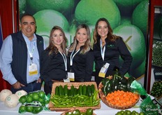 Antonio Gudino, Mayra Garcia, Annabel Banda and Erika Anguiano with Colimex