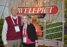 Jim Grabowski with Well Pict and Johnna Johnson with Marketing Plus. With temperatures in California going up, strawberries supplies are increasing rapidly, Jim said.