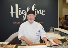 Highline Mushrooms'Chef Robert Hubbard prepared delicious mushroom sushi.