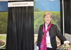 Wilhelmina de Jager with the BC Blueberry Council