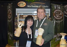 Lyn Luu and Joe Salvo with Ponderosa Mushrooms. The company is in the process of moving to its new location in Maple Ridge, BC, a 20-acre King Oyster and Enoki mushroom farm.