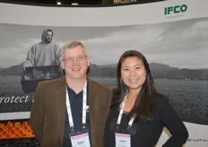 Rick Twiggs and Joanne Yam with IFCO.