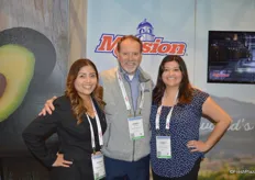 The Mission Produce team is represented by Monica Robles, Robb Bertels and Janett Garcia.