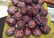 Baby Purple artichokes from Babe Farms. They can be enjoyed, braised, boiled, roasted as well as grilled.