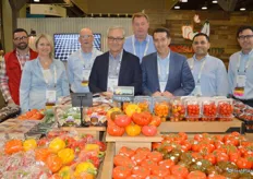 The team of Red Sun Farms features a wide selection of greenhouse grown vegetables. From left to right: Chris Mendes, Leona Neill, Rob Jackson, Jim DiMenna, Harold Paivarinta, Carlos Visconti, David Medrano and Kyle Moynahan.