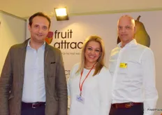From left to right, Alex Atabantis from Win Ltd., along with Konstantina and Rene Bouman from Greekfruits.eu.