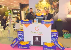 From Evrostas Fruit (from left to right) Stavros Martsakos and Skevis Panagiotis.
