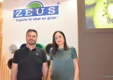 Dimitris Stathis and Cristina Manossis from Zeus.