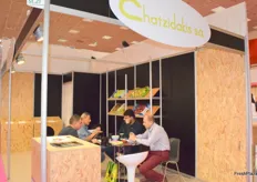 Deep in discussion, a view of the Chatzidakis SA stand.