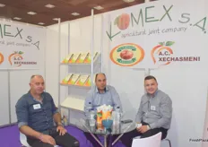 Seated to the right, Giannis Georgiou from Komex SA.