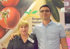 From the Bulgarian National Horticultural Union, Mariana Miltenova and Bulgarian stonefruit grower, Stiliyan Genov.