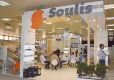 Meetings taking place at the Soulis stand.