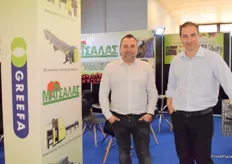Antonis Margaritopoulos and Georgios Monas from Matsalas, machinery producer and partner with Greefa.