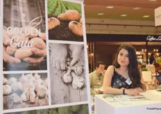 Chrysanthi Tsimplidou, sister of Nikolaos Tsimplidou, Director of Golden Gaia, producer of potatoes, onions and garlic.