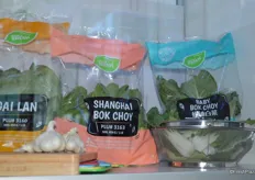 Fresh Direct presents Simply Fresh® Organic Shanghai Bok Choy in a 1 lb. BOPP film bag.